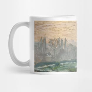 Winter Landscape with Evening Sky by Claude Monet Mug